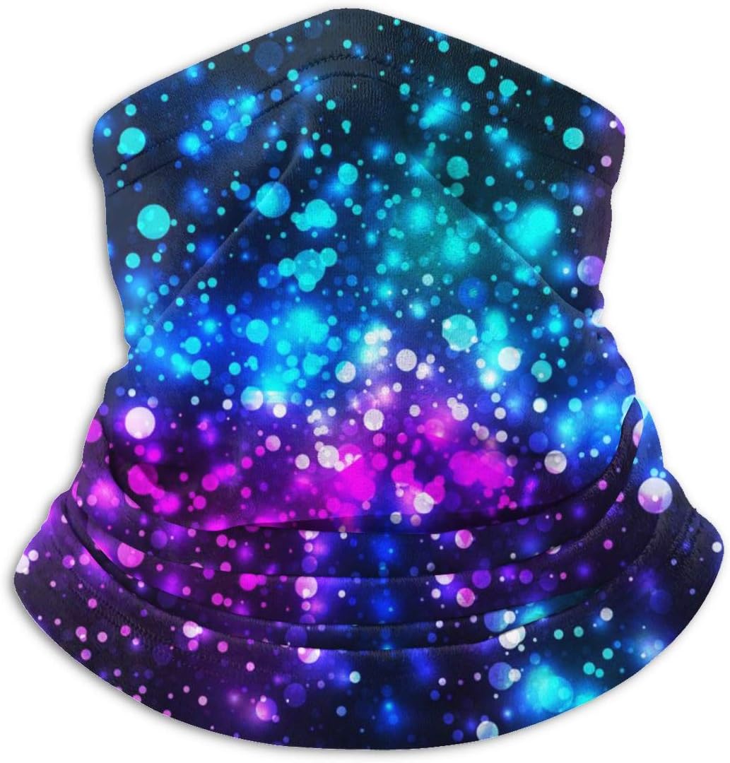 Galaxy Seamless Bandanas Multifunctional Headband Scarf Headwrap Neckwarmer for Dust Protection，Outdoors, Festivals, Sports