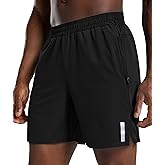 COOFANDY Men's Athletic Running Shorts Quick Dry 7" Workout Gym Short Lightweight Active Sport Short for Tennis Hiking