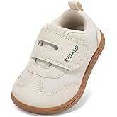 STQ KIDS Wide Toe Box Toddler Shoes Zero Drop Boys Girls Barefoot Shoe Non-Slip Little Kids Sneakers for First Walking