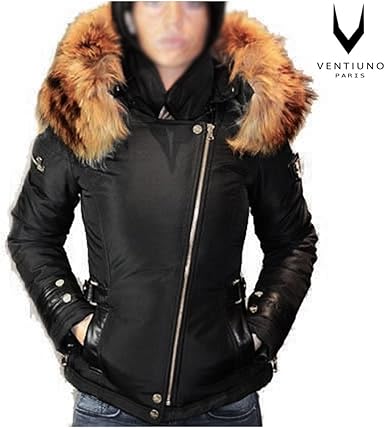 doudoune avec grosse fourrure