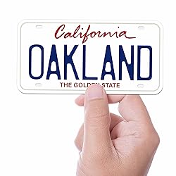 California License Plate Stickers for