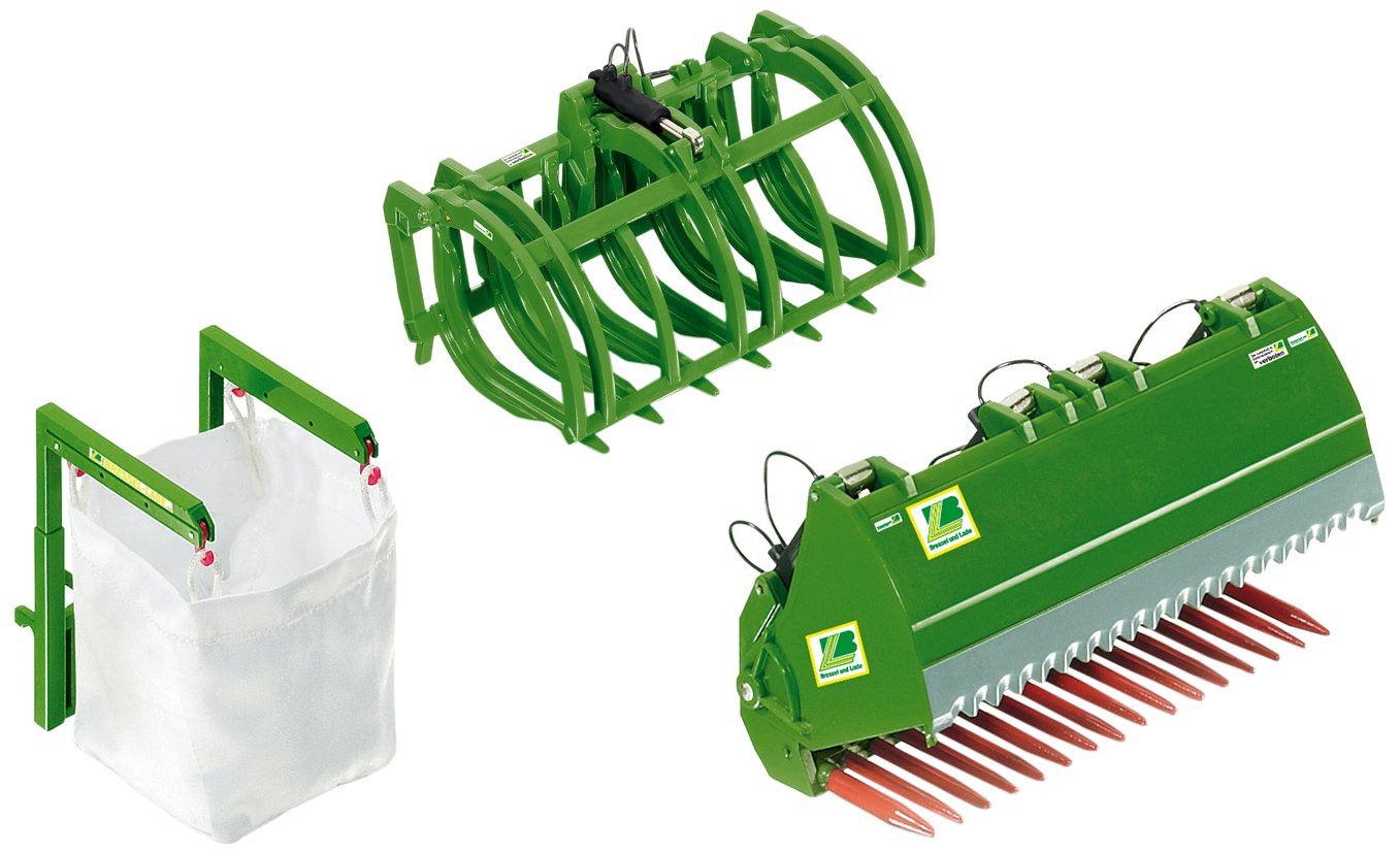 Siku Viking 7382 Front Loader Tool Set B, Green