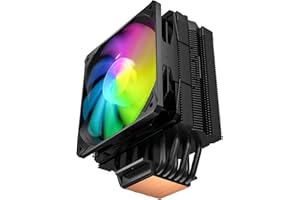 upHere S6C CPU Air Cooler LGA 1700 Ready 6 Heat Pipes 120mm PWM Processor Cooler with 5V ARGB SYNC Auto RGB for Intel LGA 170