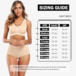 Molasus Women's Soft Cotton Underwear Briefs High