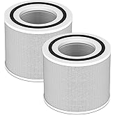 Upgraded Core 300-P Air Purifier Smoke Remover Replacement Filter for LEVOIT Core 300, Core 300-P, Core 300S Vortex Air Air Purifier, 4-in-1 H13 Grade True HEPA Filter