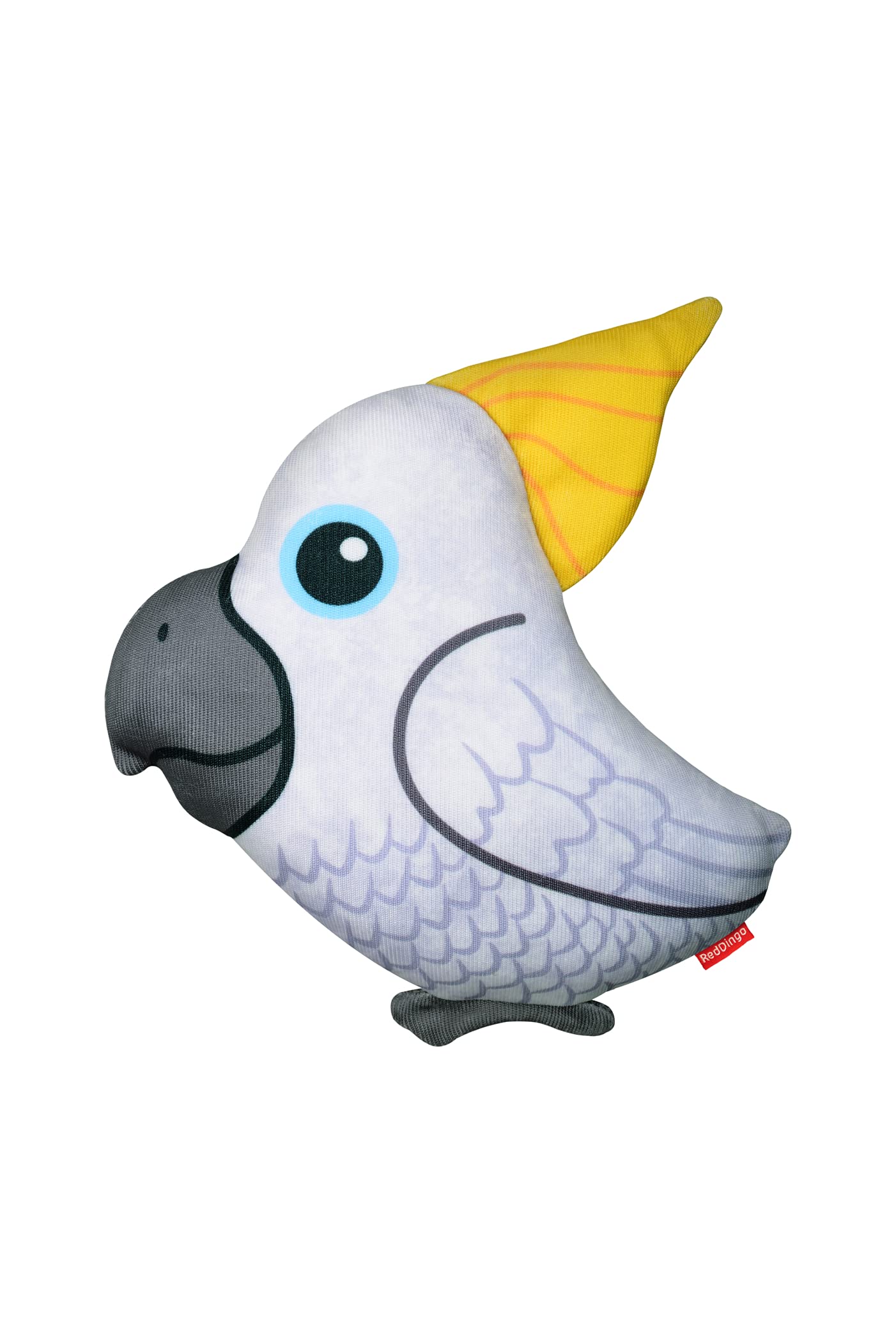 Red Dingo DURABLES - Craig the COCKATOO - Ultra-Durable Soft Toys for Dogs