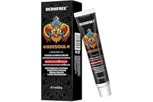 AHUIFT Tattoo Numbing Cream,Maximum Strength Painless Tattoo Cream Numbing,Cream for Tattoos Extra Strength(20g/0.7oz),8 Hours Maximum Strength Painless Tattoo Numbing Cream for Tattooing,Piercing, Waxing