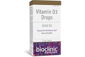 BioClinic Naturals Vitamin D 2500 IU per Drop, 15 mL Liquid = 500 Day Supply