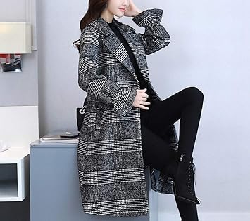 AK Abrigo De Lana De Otoño E Invierno, Chaqueta De Algodón Caliente De Mujer, Otoño E