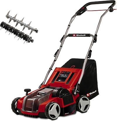 Einhell Cordless Lawn Scarifier and Aerator 36V Power X-Change 35cm