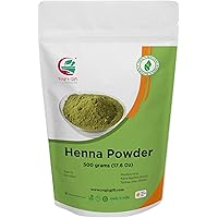 Henna powder 500grams | Hair dye | 100% Pure Reddish Semi- Permanent Hair Colouring | By Yogi’s Gift®