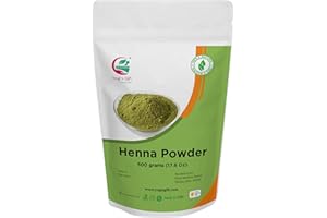 Henna powder 500grams | Hair dye | 100% Pure Reddish Semi- Permanent Hair Colouring | By Yogi’s Gift®