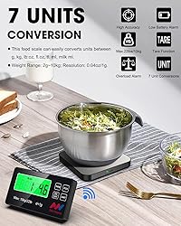 Mik-Nana 22lb Wireless Food Scale with Remote