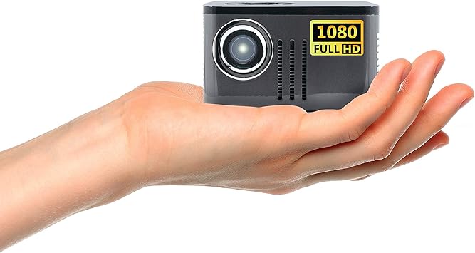 Amazon Com xa P7 Mini Projector With Battery Native 1080p Resolution 30 000 Hours Led Portable Projector Bt 4 0 Onboard Media Player For Business And Home Theater Electronics