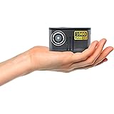 AAXA P7 Mini Projector with Battery, Native 1080P Resolution, 30,000 Hours LED Portable Projector, BT 4.0, Onboard Media Play
