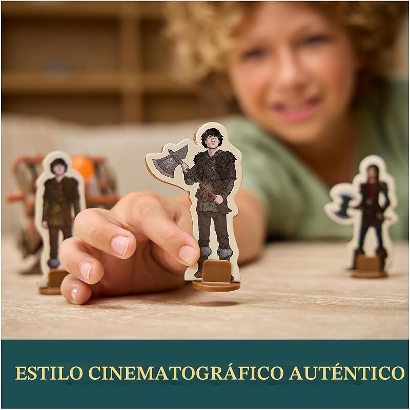- Pack Batallas Abrasadoras: Figura Desdentao Trial of Flame con Cañón Explosivo y Figuras Vikingas de Cómo Entrenar a tu Dragón - Juguetes Niños 4 Años + - Regalo Niño 4 Años + — foto 6 de 8