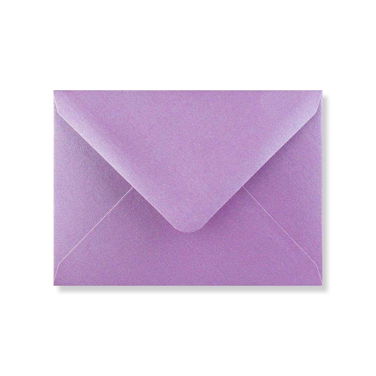 C5 Coloured Envelopes for A5 Greeting Cards Wedding Invitations & Crafts V Flap, Peel & Seal Flap (162x229mm) Pack of 50 (Pearl Lilac)