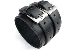 Casoty Leather Bracelets for Men and Women Bracelet Men Punk Rock Cuff Bracelet Men Bracelets Gifts for Men …