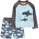 Simple Joys by Carter's Baby Boys' Swimsuit Trunk and Rashguard Set