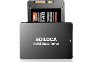 Ediloca ES106 1TB SSD SATA III 2.5" Internal Solid State Drive 3D TLC NAND Flash, Read up to 550MB/s, Upgrade PC or Laptop Me