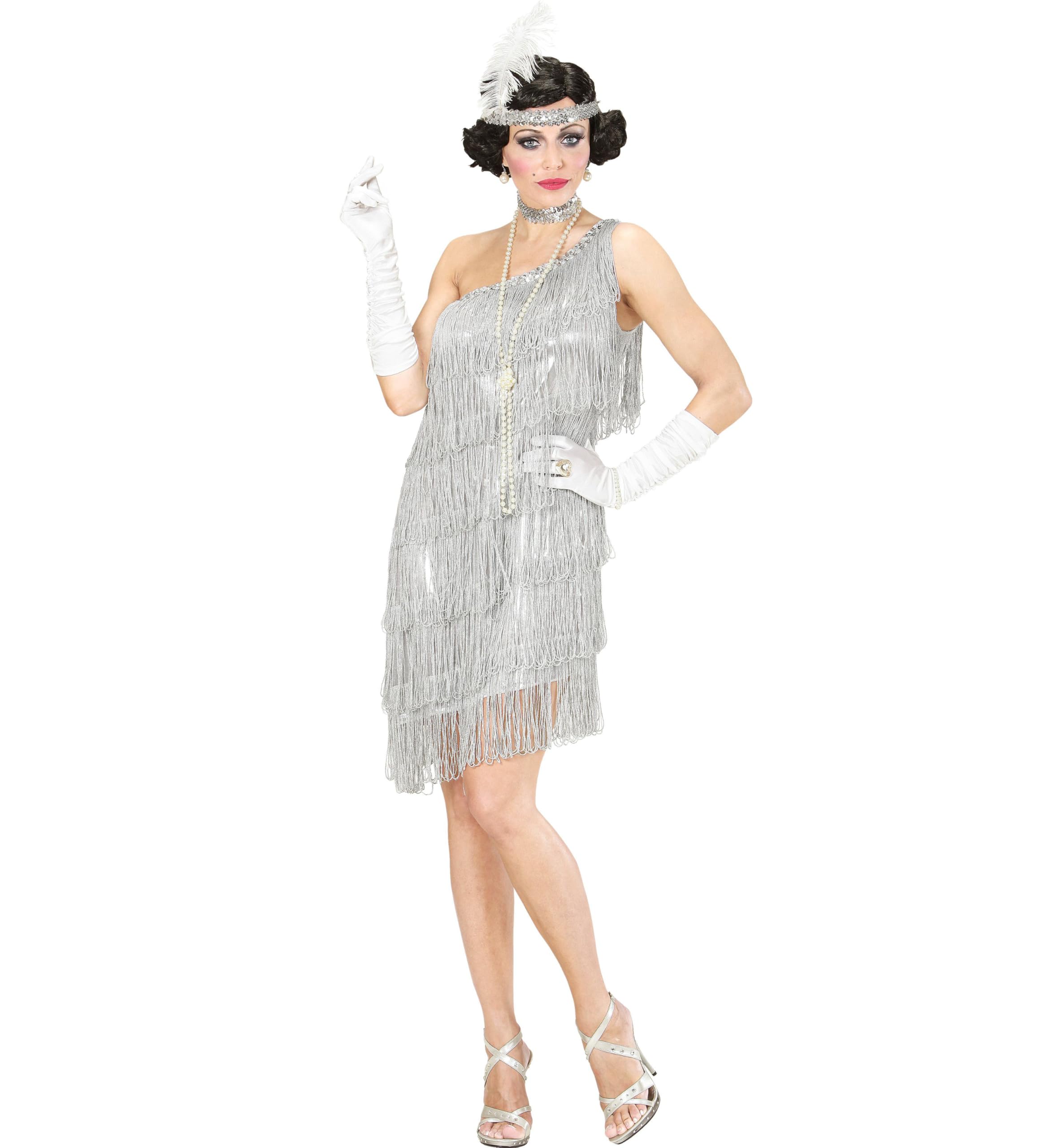 Widmann 73553 ? Adult Fancy Dress Costume with Dress, Choker, Headband and Feather