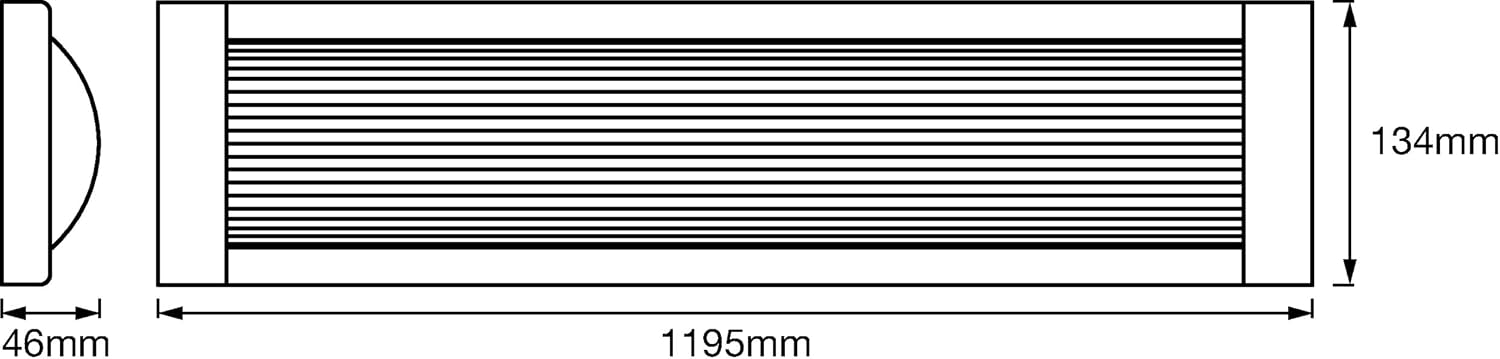 Linear luminaire LED: for Ceiling, LED Office LINE DIM / 50 W, 220…240 V, Beam Angle: 105°, Cool White, 4000 K, Body Material: Aluminum, IP20, 1-Pack - Image 4