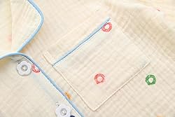 ACESTAR Toddler Little Girls Button Down Pajamas