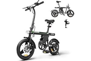 AYOLNY Electric Bike for Adults 500W/750W/1000W Peak, 14"/26" Mountain E-Bike, 25/55 Miles + 20MPH Adult Electric Bicycles for Road Sand Mountain