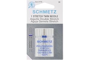 SCHMETZ Euro-Notions Twin Stretch Machine Needle, 4/75-Inch