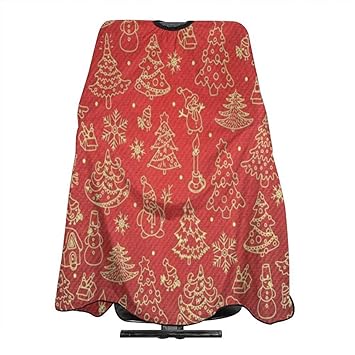 Amazon Com Christmas Tree Salon Hair Cutting Cape Cloth Custom