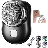 Mini Shaver Portable Electric Shaver, 2023 New Pocket Portable Electric Shave, Magic USB Mini Shaver Electric Razor For Men, Rechargeable Travel Razors For Men Electric Shaver For Shaving Face (Black)