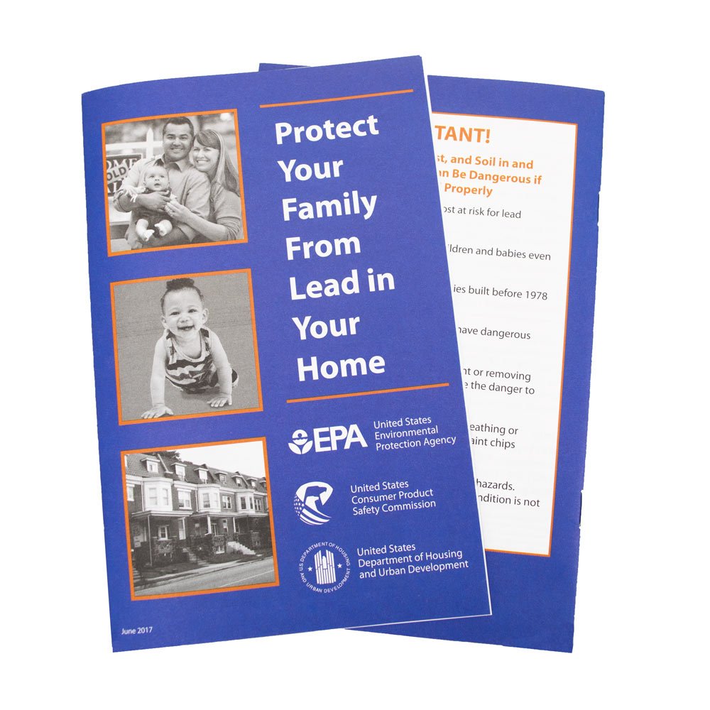 Booklet and Disclosure Forms for Lead Paint Regulations