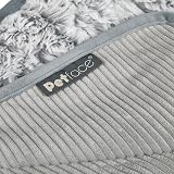 Petface Cord Pet Comforter Blanket Grey 1 Pack Fleece Crate Bed view 5