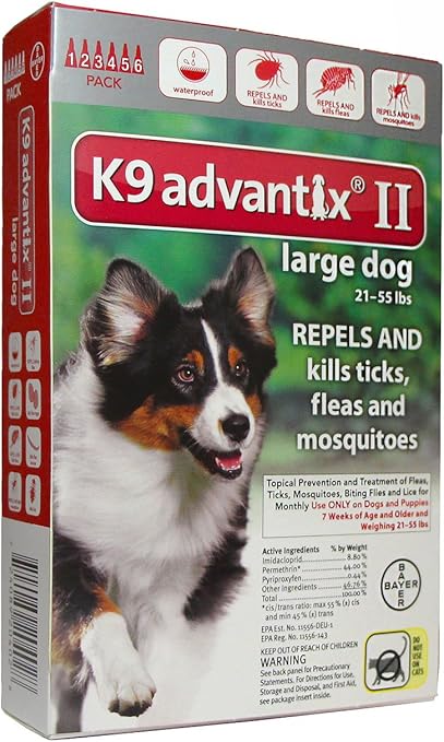 k9 advantix ii medium dog 12 pack