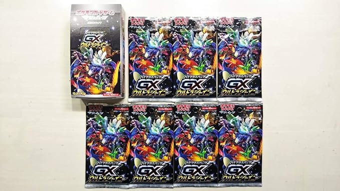 Amazon ポケモンカードゲーム サン ムーン 拡張パック ハイクラスパック Gxウルトラシャイニー Gx ウルトラシャイニー 新品未開封 7 パック 箱付き おもちゃ ホビー
