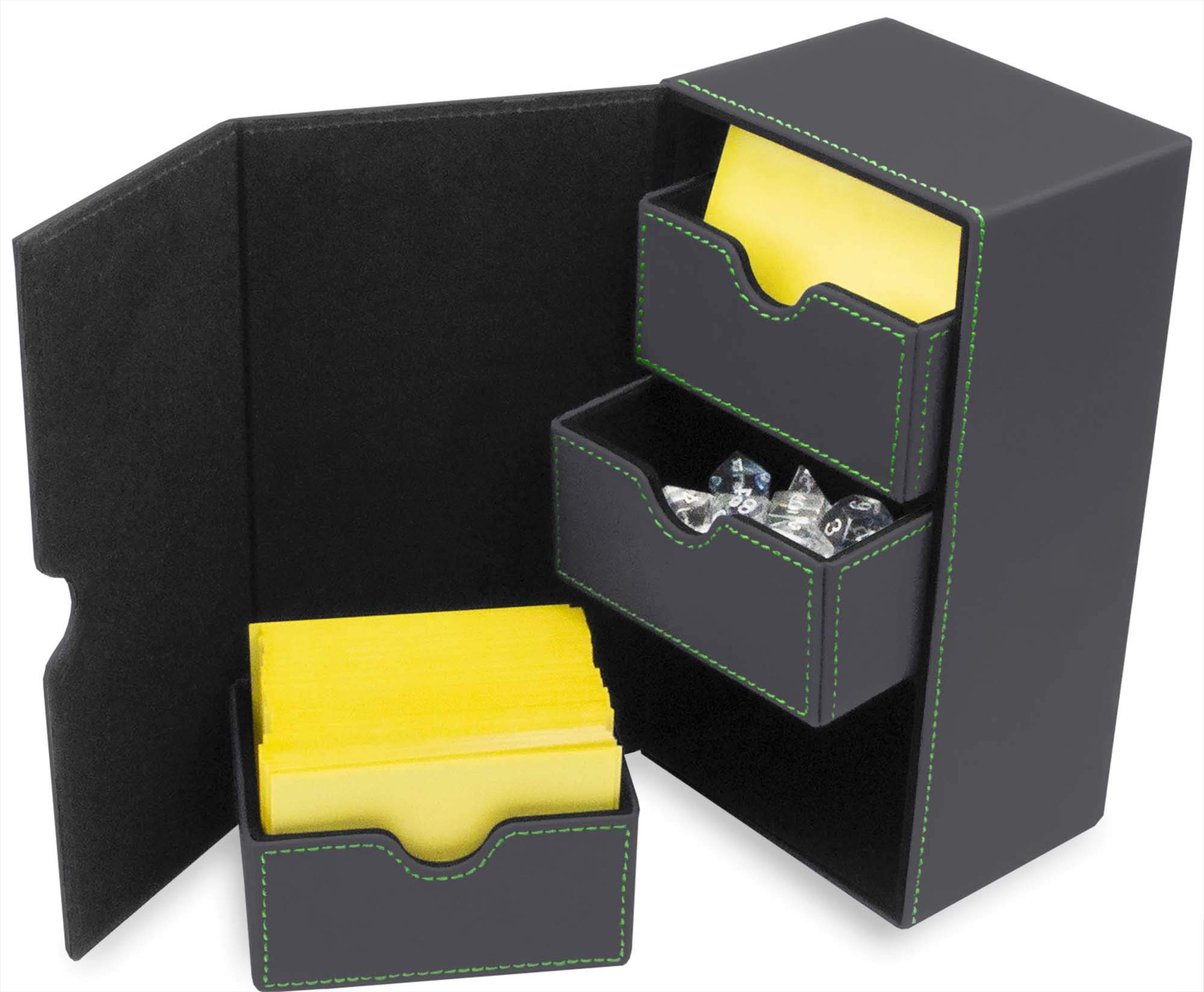 BCW LX 200 - Gray - Luxurious Modern Card Box - 15cm x 10cm x 5cm
