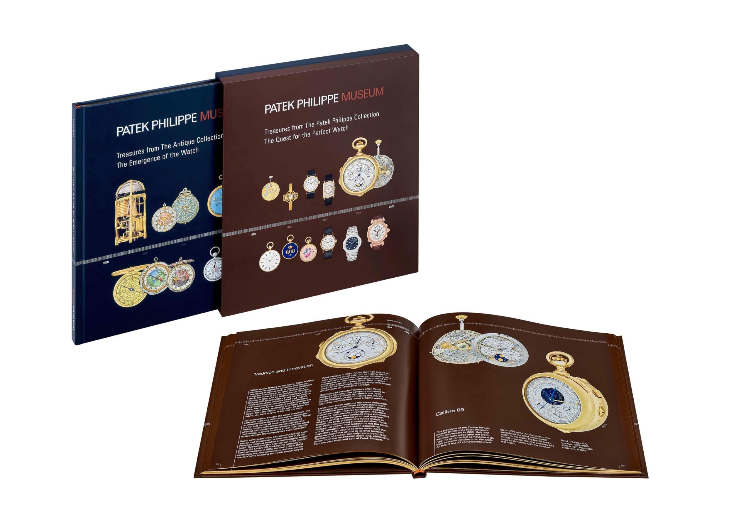Dr. Peter Friess Treasures from the Patek Philippe Museum: Vol. 1: The Emergence of the Watch (Antique Collection); Vol. 2: The Quest for the Perfect Watch (Patek Philippe Collection)