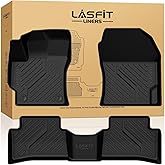 LASFIT Floor Mats Custom Fit for Toyota Corolla Hatchback 2019-2026, All-Weather Protection TPE 1st & 2nd Row Car Liners for Toyota Corolla Hatchback Accsessories, Black, Easy to Clean