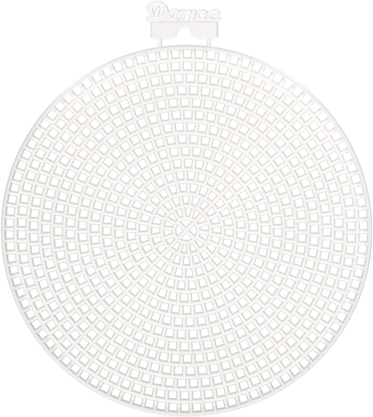 Darice Round Plastic Canvas, Clear, 18 x 13 x 4 cm, 4 Inches