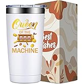 SpenMeta Gambling Gifts for Women - Casino, Slot Machine Present for Birthday Christmas, Queen of Machine 20 Oz Tumbler Cup