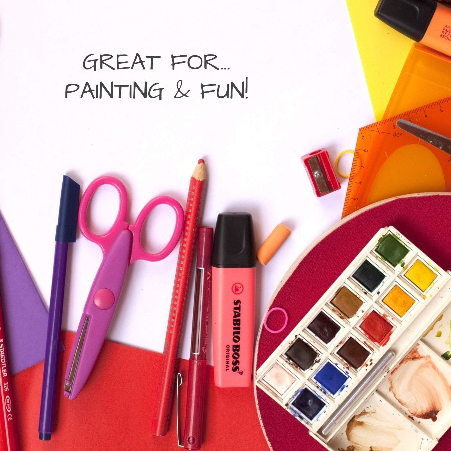 Light Blue Kraft Paper Roll | 24" x 200’ (2, 400”) | Best Colored Paper for Art & Crafts, Bulletin Boards, Gift Wrapping, Table Runner, and Decorations