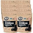 RJ's Soft Australian Licorice, Original Black Flavor, Resealable Bag, 7 Ounce (8-Pack) | Non-GMO, No Palm Oil, Plant Based | Soft & Chewy Licorice Candy, Made in Australia