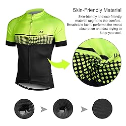 LAMEDA Cycling Jersey Mens Short Sleeves Mountain