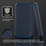 Harrows Darts Case Slim Case 6 Darts Blue Lightweight Pocket Sized view 2