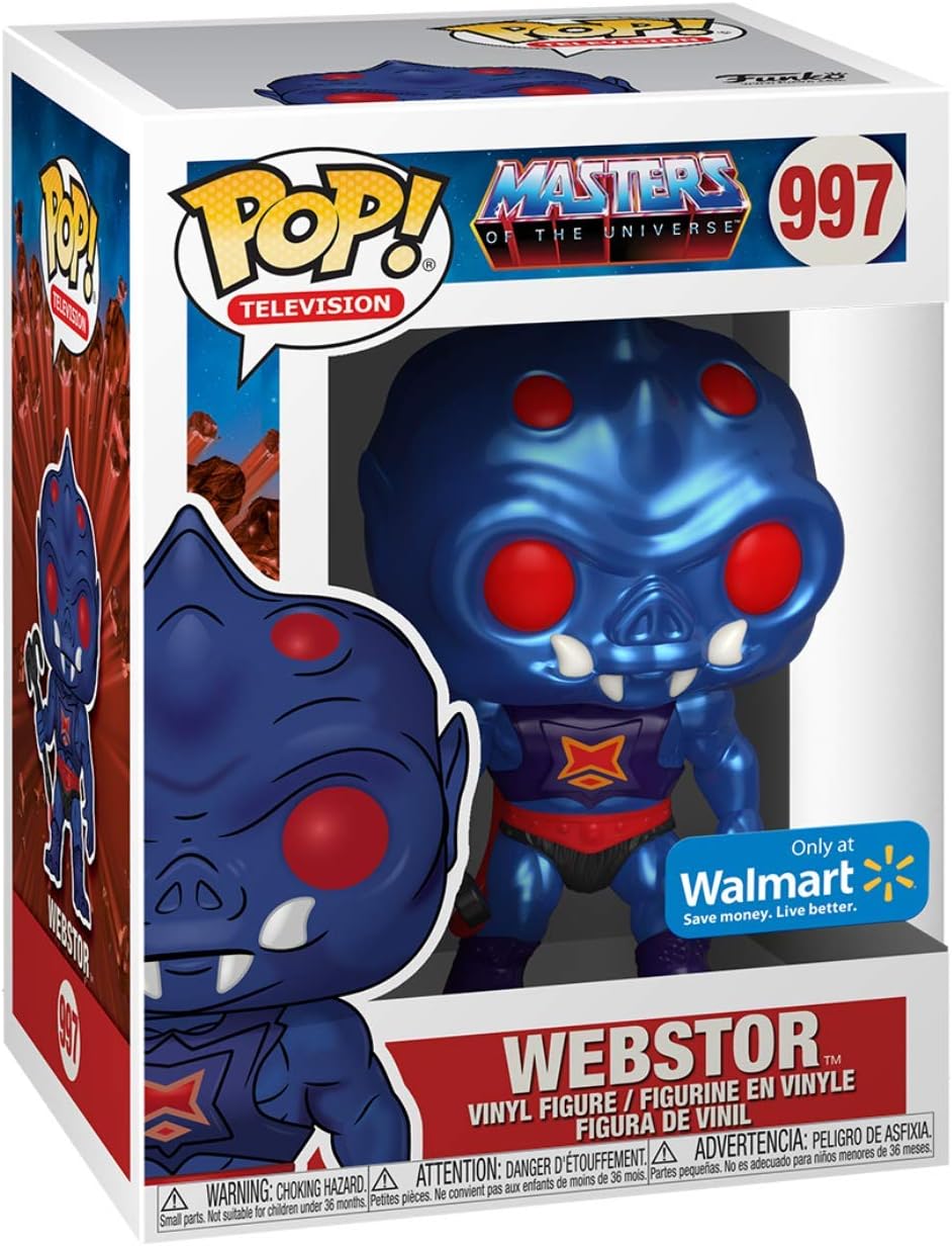 Funko 48407 Pop! Television: Masters of the Universe - Webstor (Metallic Special Edition) #997, Metallic Gold - Image 5