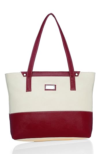 Noble Designs Women Handbag Maroon,Peach nhb19