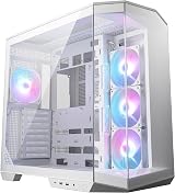 MSI MAG PANO 100R PZ White ATX PC Case with USB 20Gbps Type-C