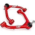 KSP Front Upper Control Arms for Silverado Sierra 1999-2006, 2-4" Adjustable Tubular A-Arm Replacement Factory/Stock Suspension Arms UCA After 2-4 inches Lift On Chevy GMC 4WD 4X4 RWD, 2PCS Red