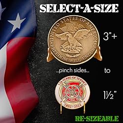 Challenge Coin Holder Brass Metal Military Coin