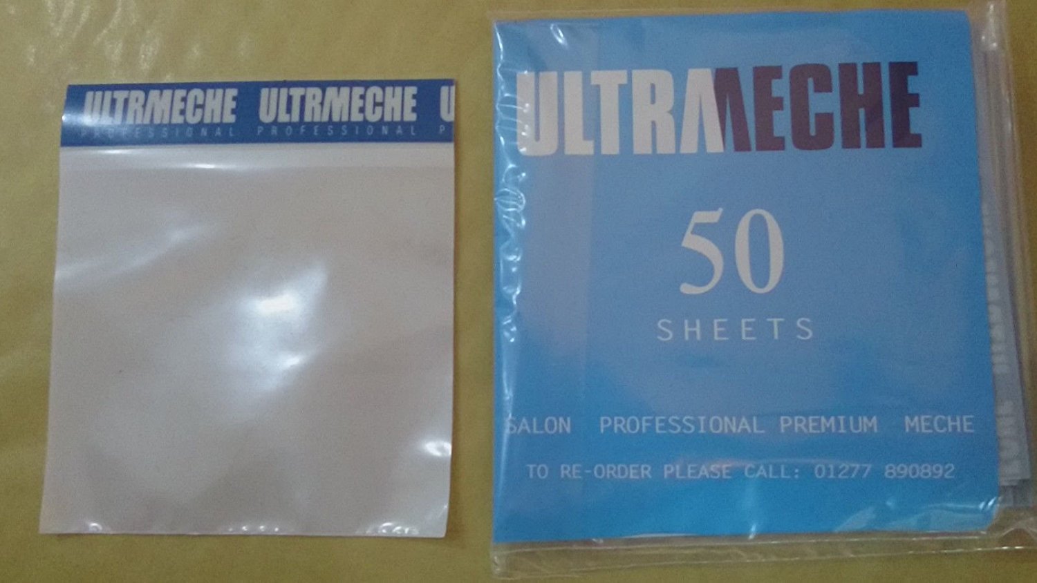 Ultrameche Short Pack of 50 Sheets for Highlighting Hair